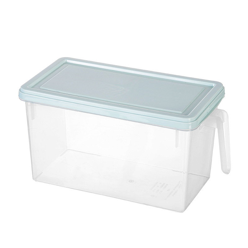 Prozirna pravokutna kutija za pohranu s poklopcem, dizajn ladice, 5 L, PP plast, set od 60 komada