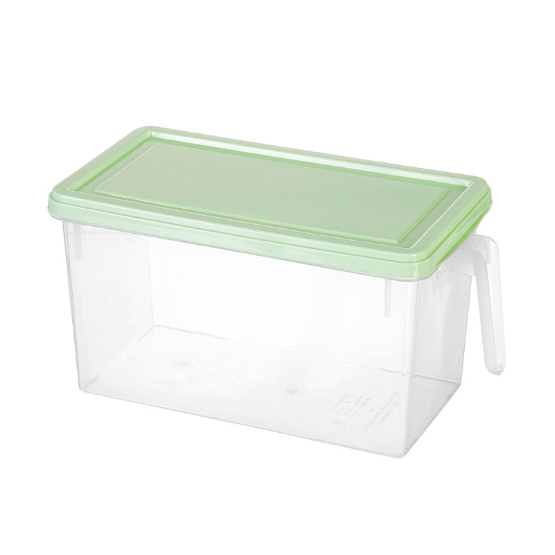 Prozirna pravokutna kutija za pohranu s poklopcem, dizajn ladice, 5 L, PP plast, set od 60 komada