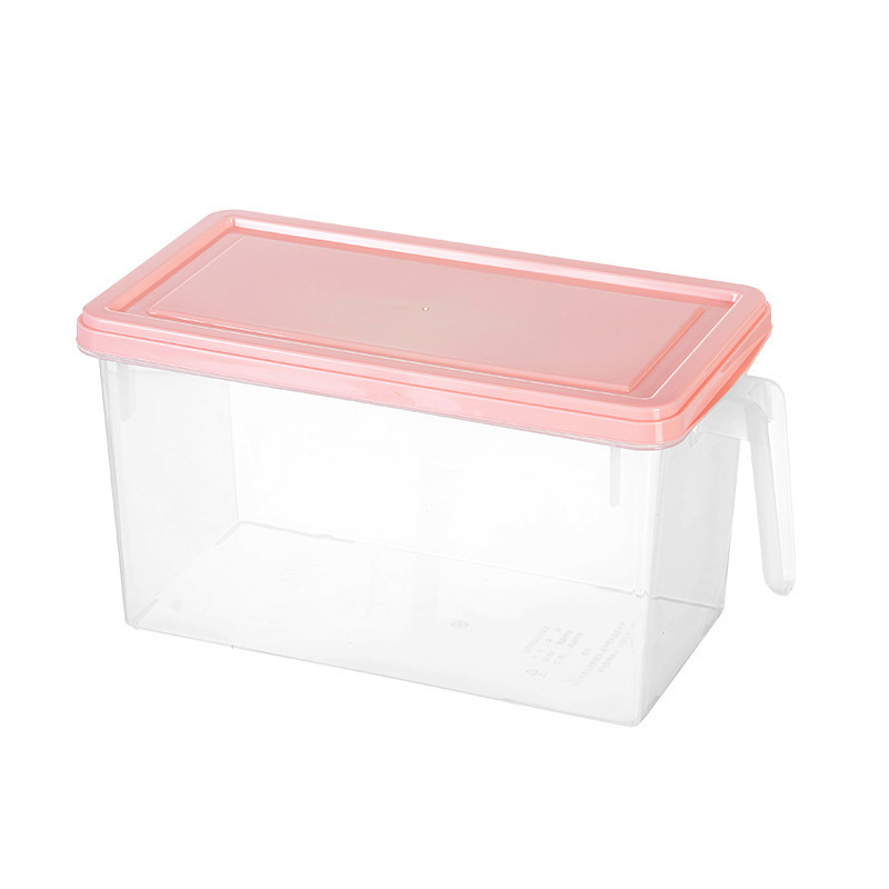 Prozirna pravokutna kutija za pohranu s poklopcem, dizajn ladice, 5 L, PP plast, set od 60 komada