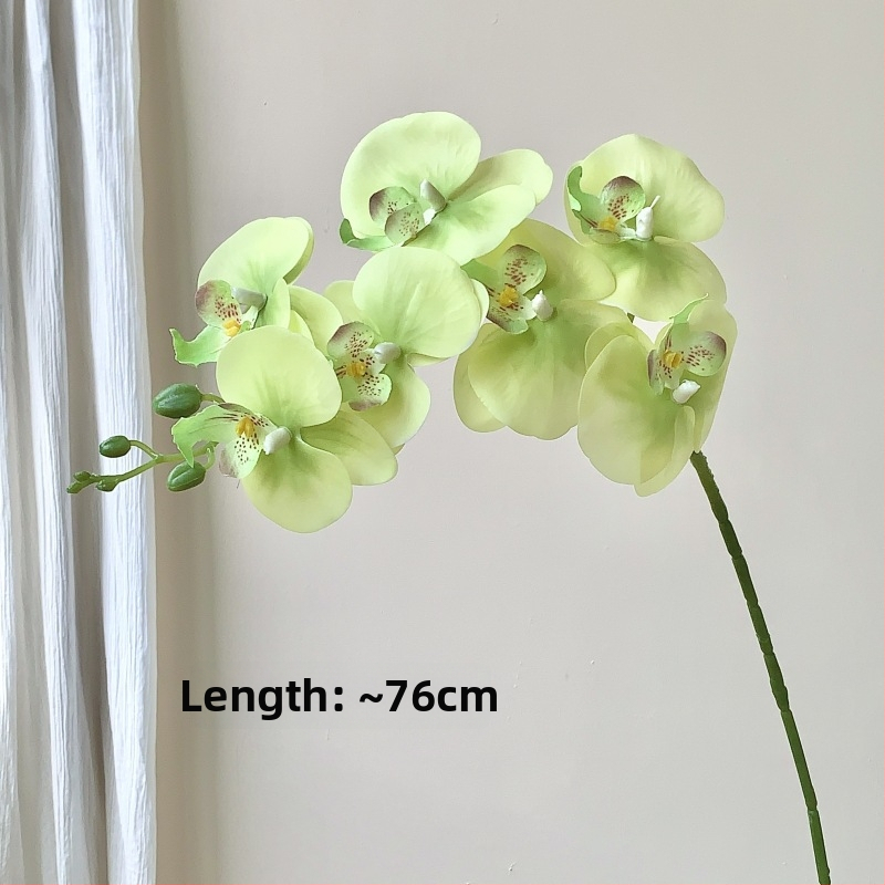 Phalaenopsis umjetne orhideje, 7- ili 9-glavih, PVC, luksuzna dekoracija za dnevni boravak, blagovaonu i hodnik, svadbena dekoracija