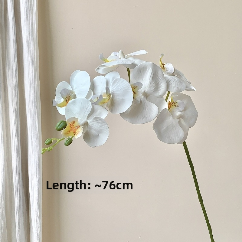 Phalaenopsis umjetne orhideje, 7- ili 9-glavih, PVC, luksuzna dekoracija za dnevni boravak, blagovaonu i hodnik, svadbena dekoracija
