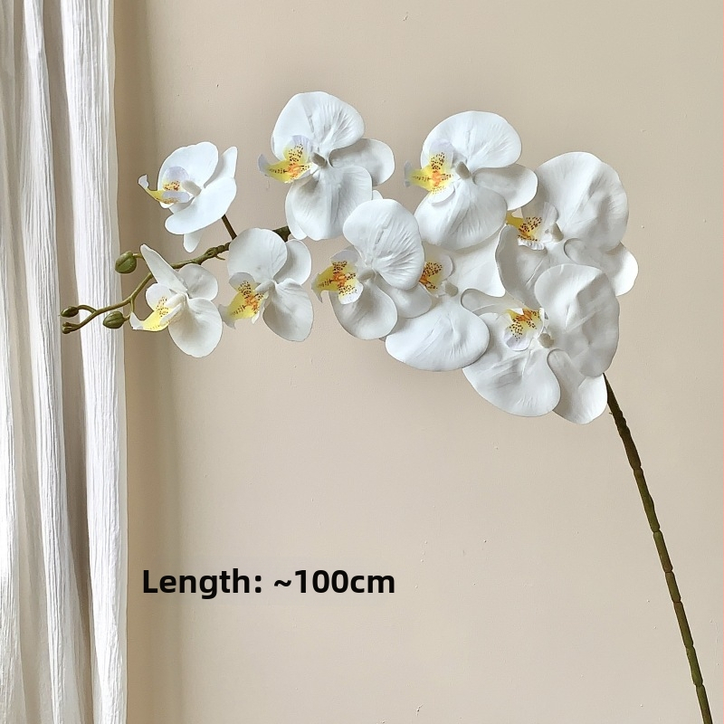 Phalaenopsis umjetne orhideje, 7- ili 9-glavih, PVC, luksuzna dekoracija za dnevni boravak, blagovaonu i hodnik, svadbena dekoracija