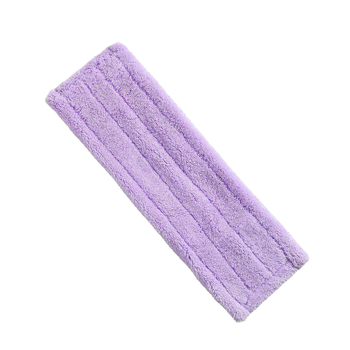 Mikrovlakna mop krpa od Coral Fleece s otvorom za glavu mop, zamjenski, za suho i mokro čišćenje, džepni mop