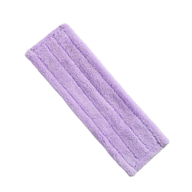 Mikrovlakna mop krpa od Coral Fleece s otvorom za glavu mop, zamjenski, za suho i mokro čišćenje, džepni mop
