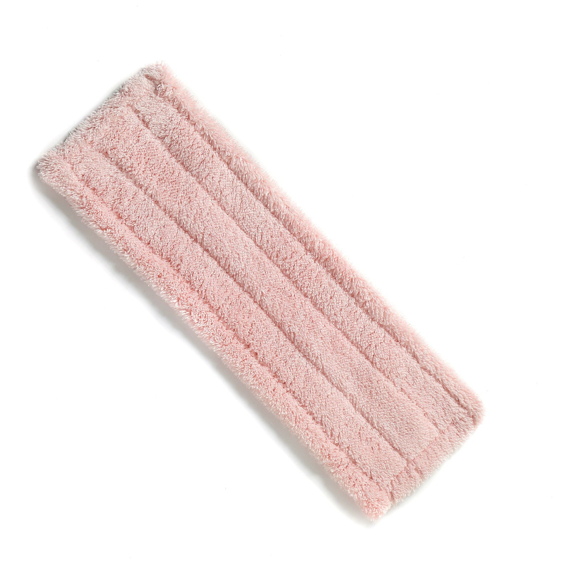 Mikrovlakna mop krpa od Coral Fleece s otvorom za glavu mop, zamjenski, za suho i mokro čišćenje, džepni mop