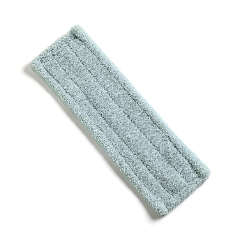 Mikrovlakna mop krpa od Coral Fleece s otvorom za glavu mop, zamjenski, za suho i mokro čišćenje, džepni mop