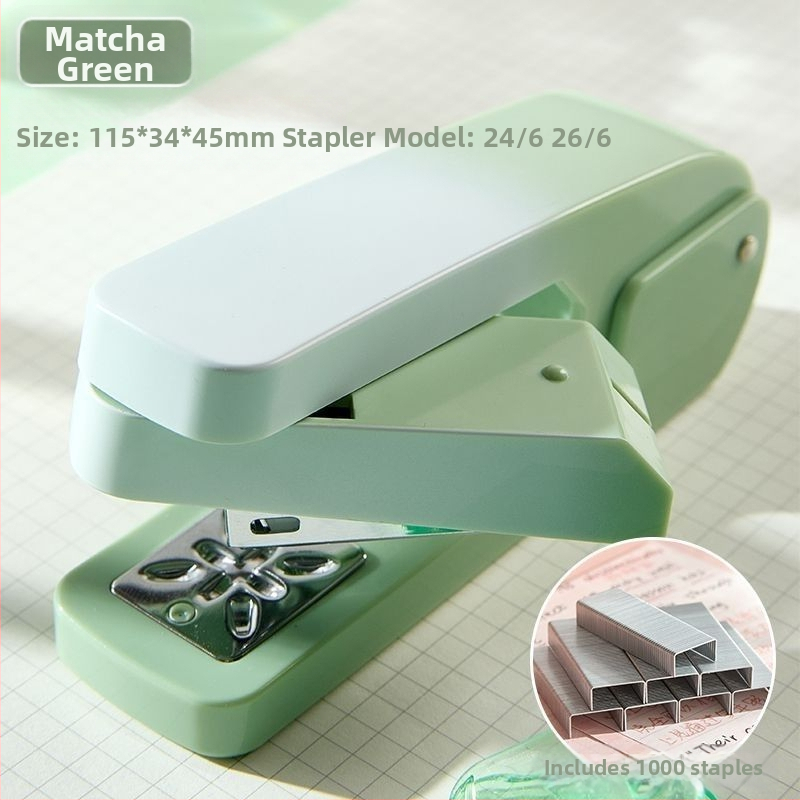 360° rotirajući studentski višenamjenski stapler, stapler koji štedi snagu, srednje veličine uredski stapler s naljepnicama