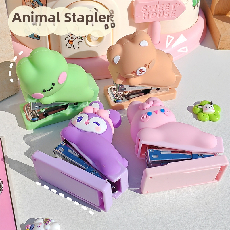 Mini spajalica set s plišanim kapibarama za učenike