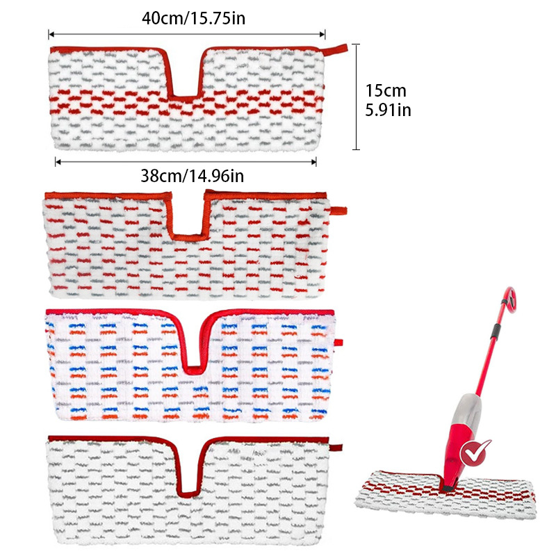 Zamjenska glava za Vileda ploski mop, kompatibilna s krpom za parni mop O-Cedar ProMist Max
