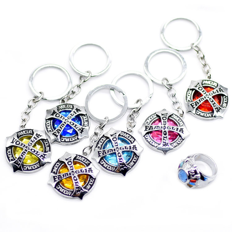 Katekyo Hitman Reborn! Set ključeva s kamenjem i Vongola prstenima