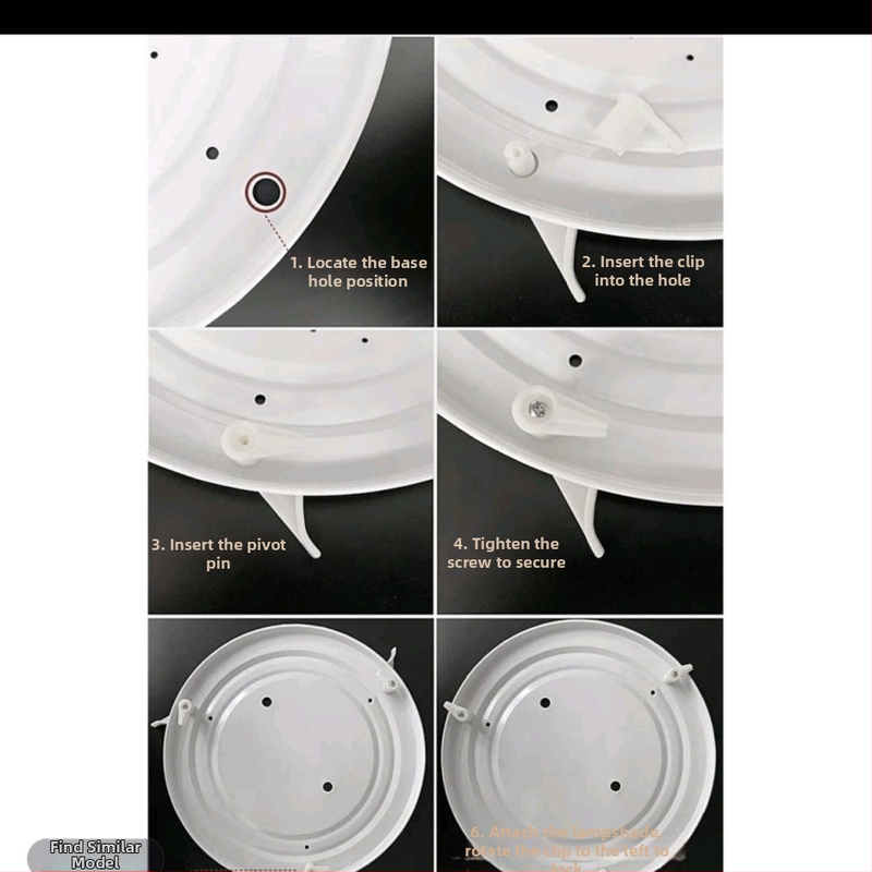 Univerzalni klip za sjenilo stropne lampe