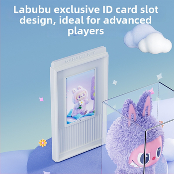 Labubu akril kutija za izlaganje za Blind Box figure, visoka prozirnost, složiva, kapacitet 2 L