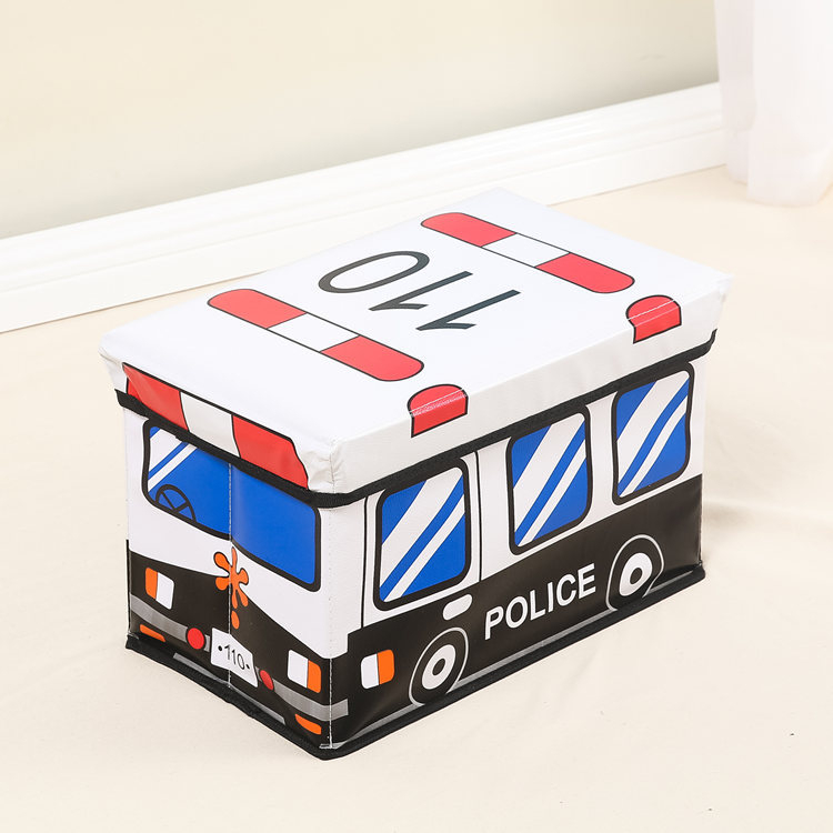 Dječja kožna sklopiva tabure za pohranu igračaka, 40×25×25 cm, 35 L, za automobil i dom