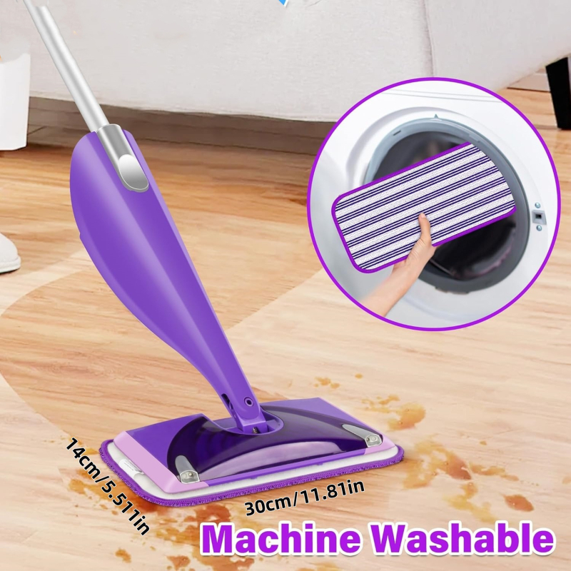 Glava mopova od vlakana, ponovo upotrebljiva, kompatibilna sa Swiffer Wet, za mokro i suho čišćenje