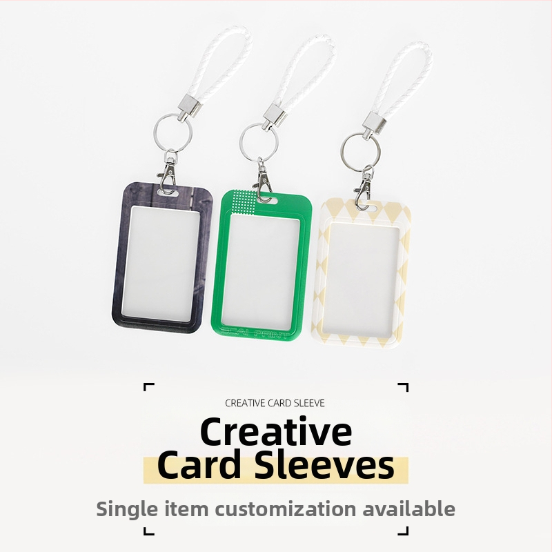 Kreativna DIY futrola za identifikacijsku karticu s kliznim poklopcem, kartica za studente s crtić dizajnom