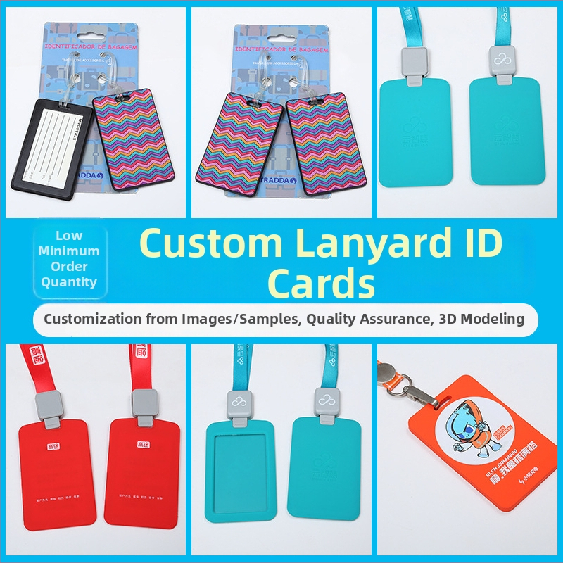 Προσαρμοσμένη θήκη καρτών από PVC μαλακής σιλικόνης με σχέδιο κινούμένων σχεδίων, ετικέτα αποσκευών, κάρτα επιβίβασης και ταυτότητα