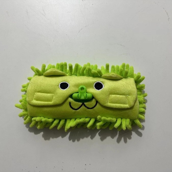 Dječja mini mop glava od chenilla s cartoon dizajnom, zamjenska glava za mop