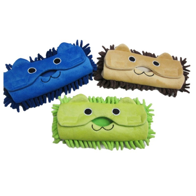 Dječja mini mop glava od chenilla s cartoon dizajnom, zamjenska glava za mop