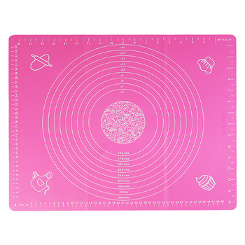 Szilikon gyúrás matrac, vastag, élelmiszer-minőségű, tapadásmentes, konyhához és sütéshez