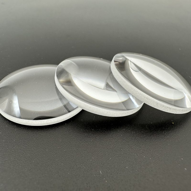 Asferična leća B1926, promjer 25 mm, žarišna duljina 50 mm, BK7HK9L materijal, kondenzirajuća leća
