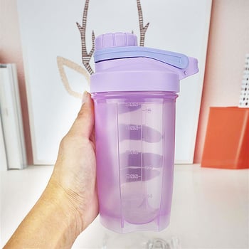 Pahar pentru proteine și shake, din plastic, model nou, cu logo personalizabil