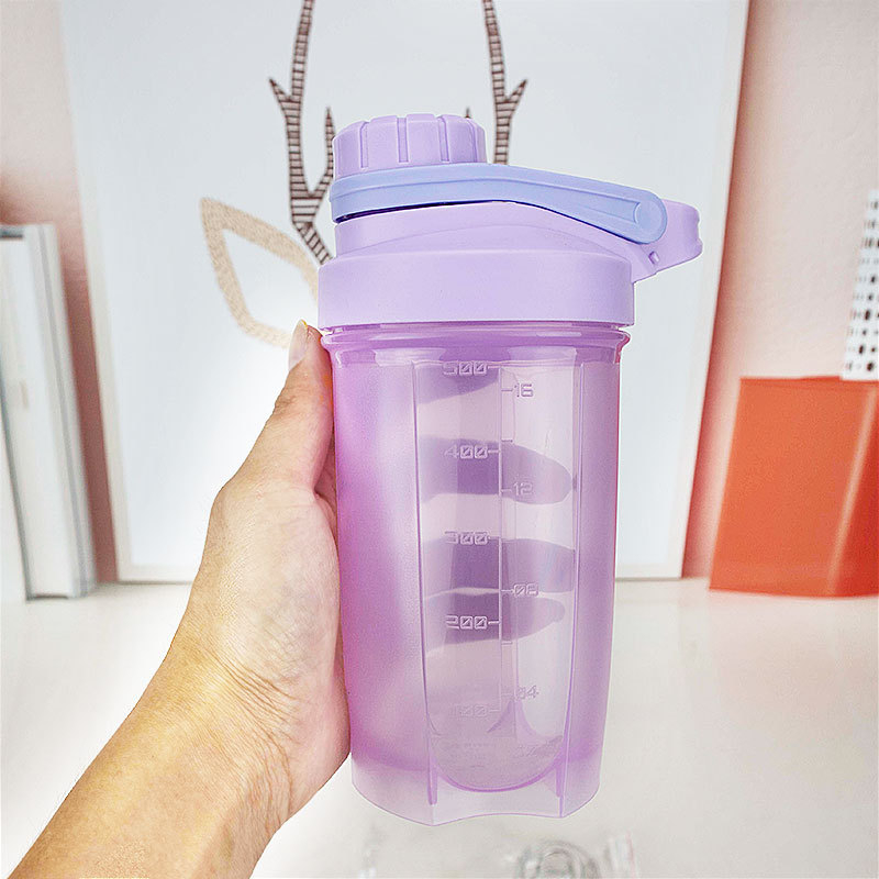 Pahar pentru proteine și shake, din plastic, model nou, cu logo personalizabil