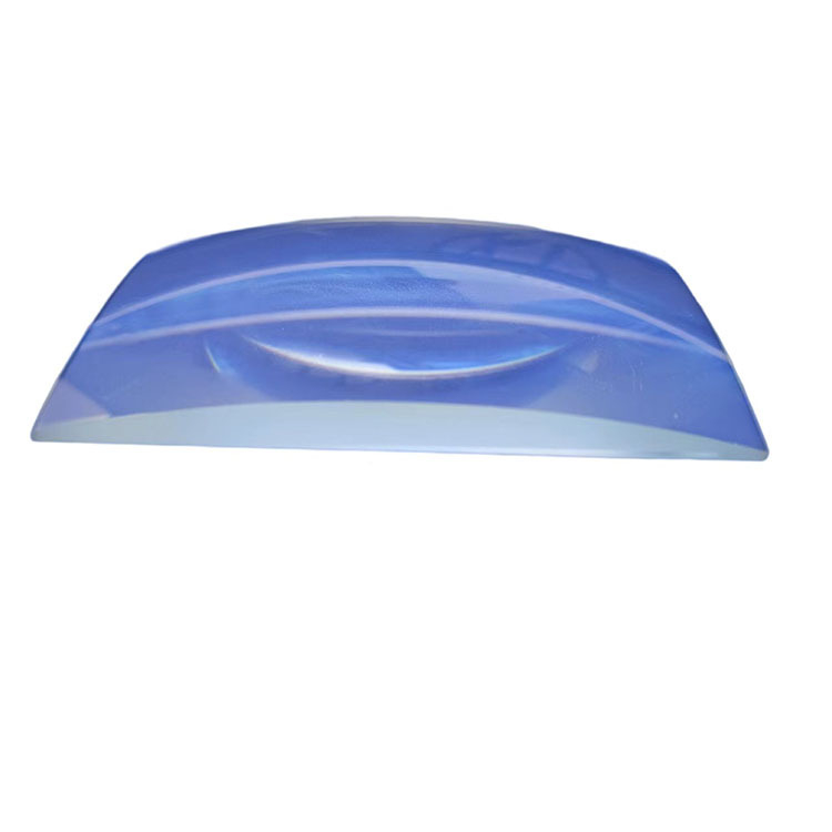 BXZ Kvadratna leća 87x60 mm, konveksna i konkavna, optičko staklo, kvadratno povećalo