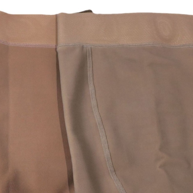 Найлонови подплатени leggings за есенно-зимния сезон, сиви, ефект на голи крака, ежедневен стил