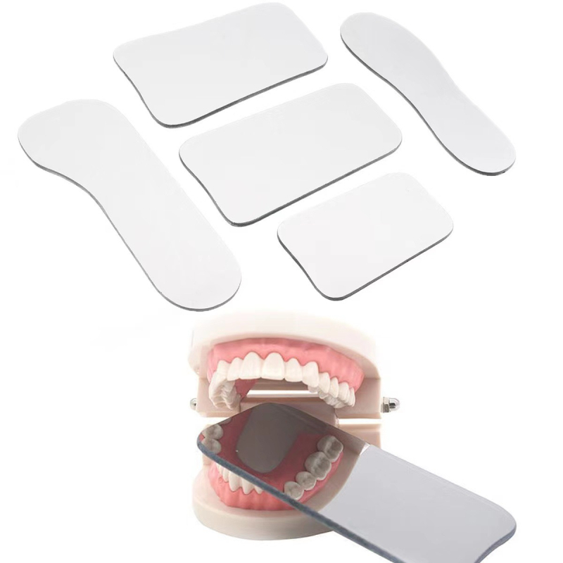Dvostranični stakleni reflektor za intraoralnu fotografiju u dentalnoj ortodonciji
