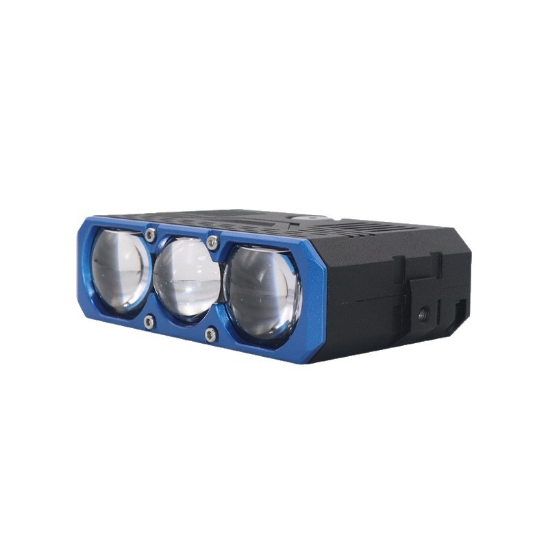 GM motocikl LED svjetlo za maglu, mini reflektor s tri oka, reflektor s rešetkom, visok i nizak snop