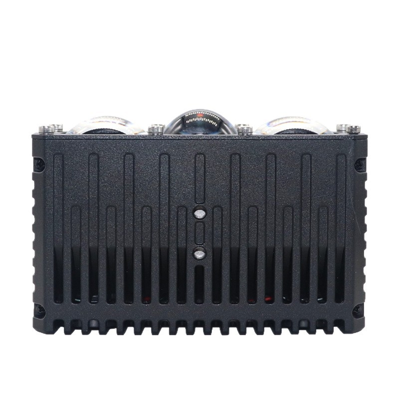 Far LED pentru automobil 95W, lentilă cu culoare duală galbenă/albă, lumină pentru grilă și lumină de ceață