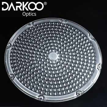 LED leća modul za rudarsku lampu, visokopropusni sjenilni set i dodaci, PC UV-otporan plastični komplet