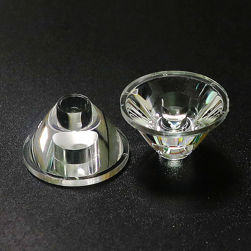 29 mm LED optička leća za svjetiljku, akrilna injekcijski oblikovana leća, visoko precizna asferična