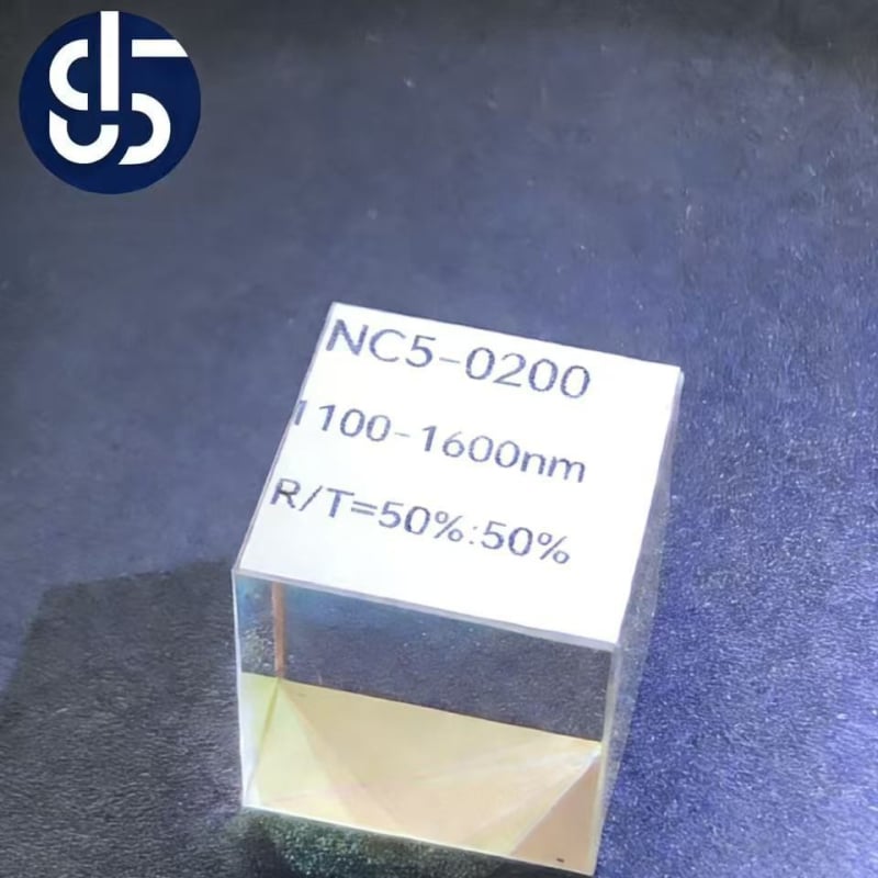 Polarizing Beam Splitter Prism, 1100–1600 nm, κύβος 5–50,8 mm, υπέρυθρο