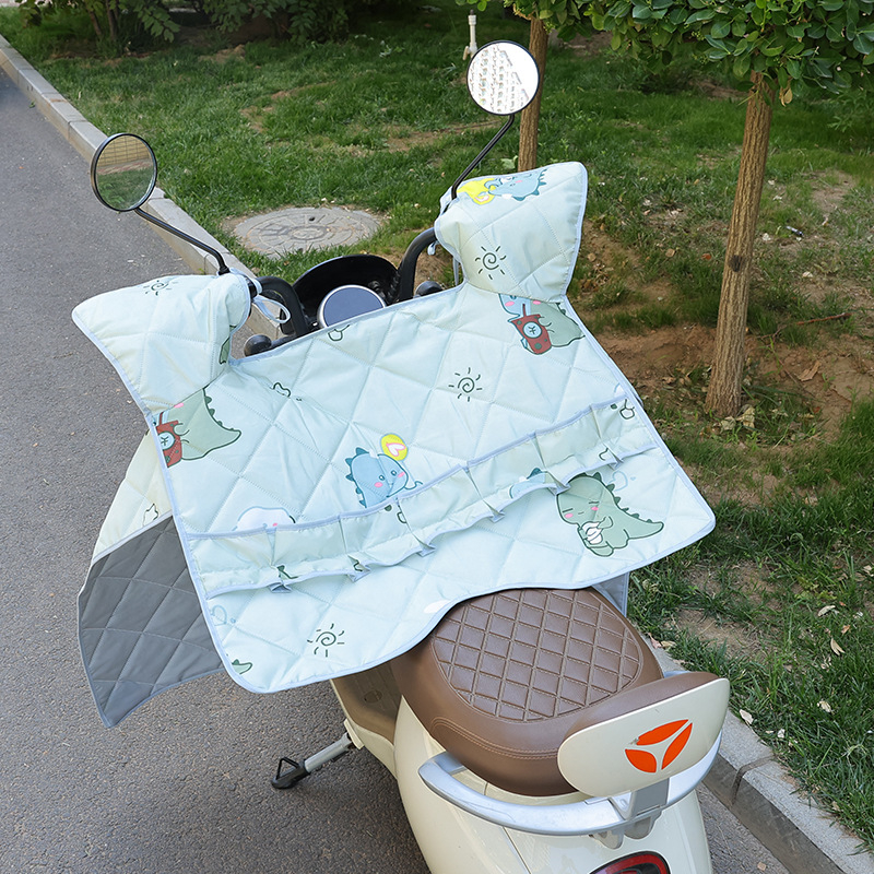 Ljetna zaštita prednjeg stakla električnog vozila, dvostrano vodootporan štitnik od sunca, sladak crtani motiv