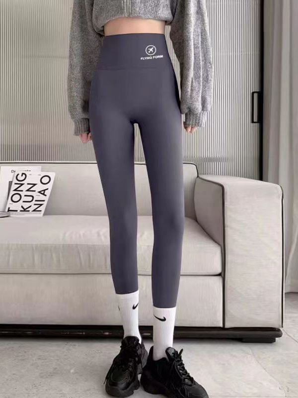 Ženske legginse 9/10 dužine, visok pojas, oblikovanje trbuha i podizanje bokova, za jogu i vožnju.