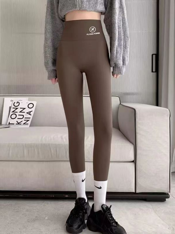 Ženske legginse 9/10 dužine, visok pojas, oblikovanje trbuha i podizanje bokova, za jogu i vožnju.