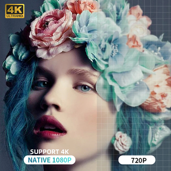 C9 Prijenosni projektor Full HD za kućnu uporabu, vrhunska 4K izvedba
