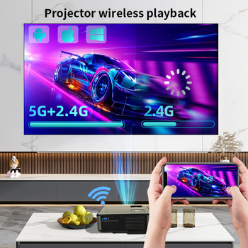 C9 Prijenosni projektor Full HD za kućnu uporabu, vrhunska 4K izvedba