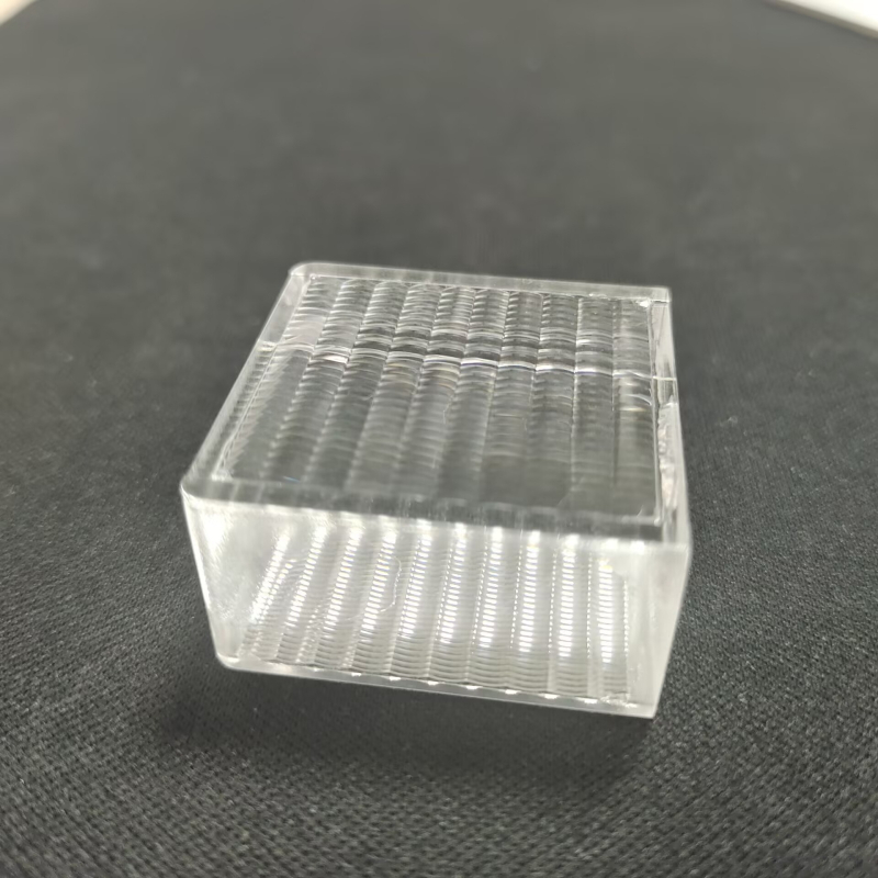 PMMA leća mreža za projekciju, akrilna složena leća, smolna leća, 29×30×2 mm