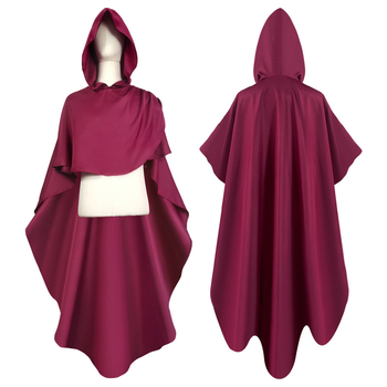 Dugi srednjovjekovni viteški ogrtač s kapuljačom za cosplay – kostim za Noć vještica