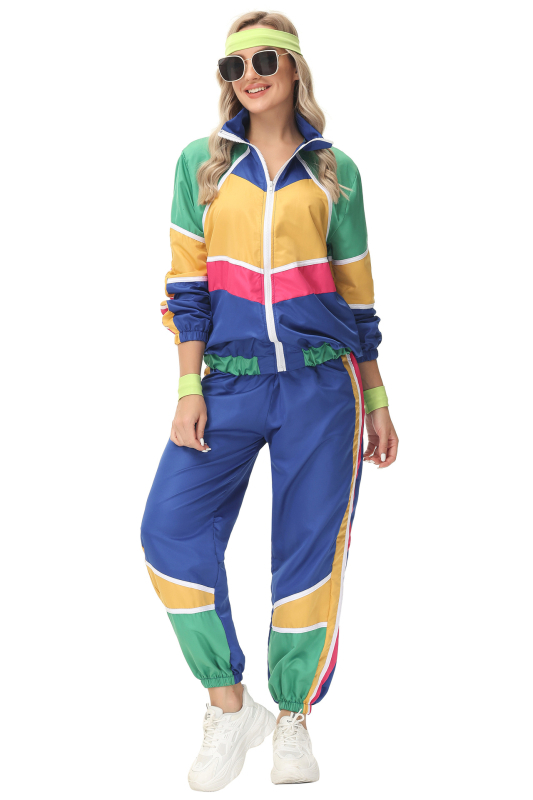 Halloween hip-hop retro kostim iz 70-ih i 80-ih za cosplay i scensku izvedbu