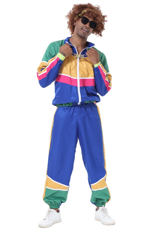 Halloween hip-hop retro kostim iz 70-ih i 80-ih za cosplay i scensku izvedbu