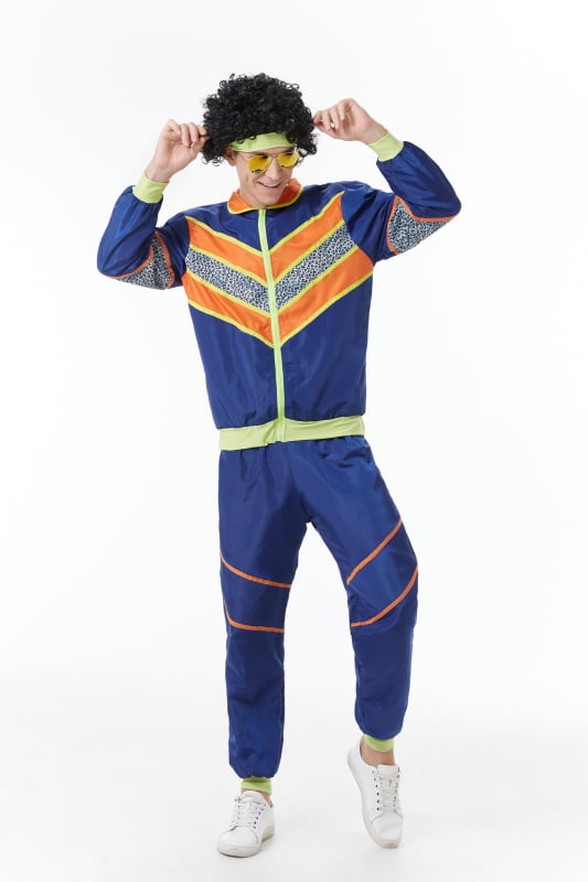 Halloween hip-hop retro kostim iz 70-ih i 80-ih za cosplay i scensku izvedbu