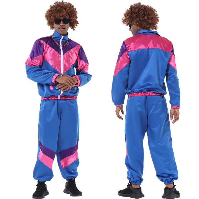 Halloween hip-hop retro kostim iz 70-ih i 80-ih za cosplay i scensku izvedbu