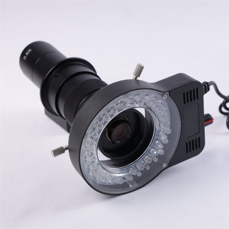 LED izvor svjetla za mikroskop, kompatibilan s unutarnjim promjerom 0–65 mm, moguć prilagođeni logotip, osvjetljenje okulara mikroskopa