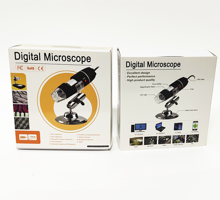 HD USB digitalni mikroskop, prenosni 1600x – 3-u-1 povećalo s 8 LED dioda