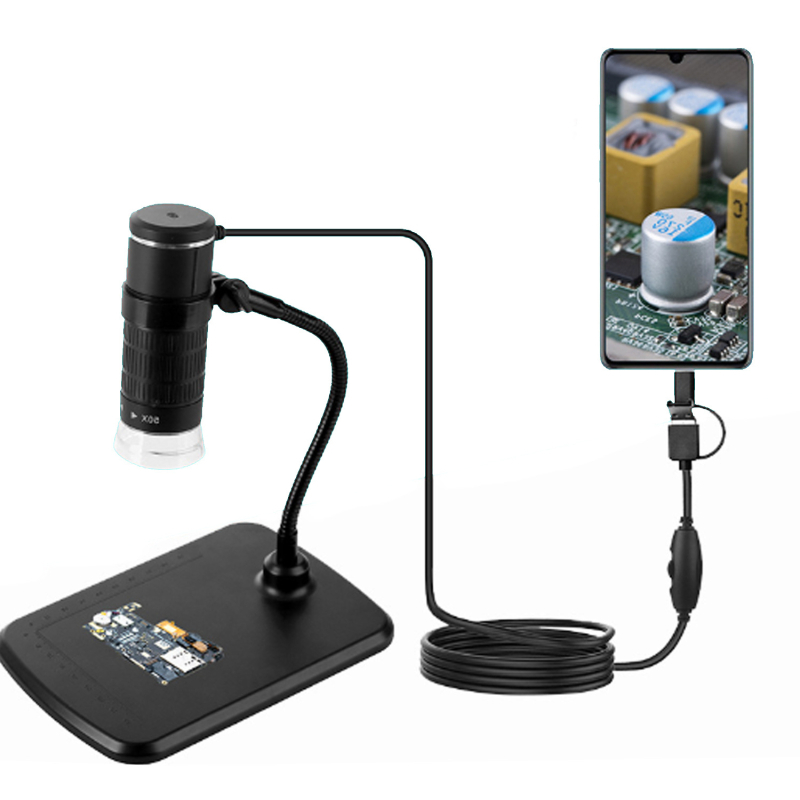 Dječji digitalni mikroskop s 1000x povećanjem, Android USB mikroskop, tri u jedan