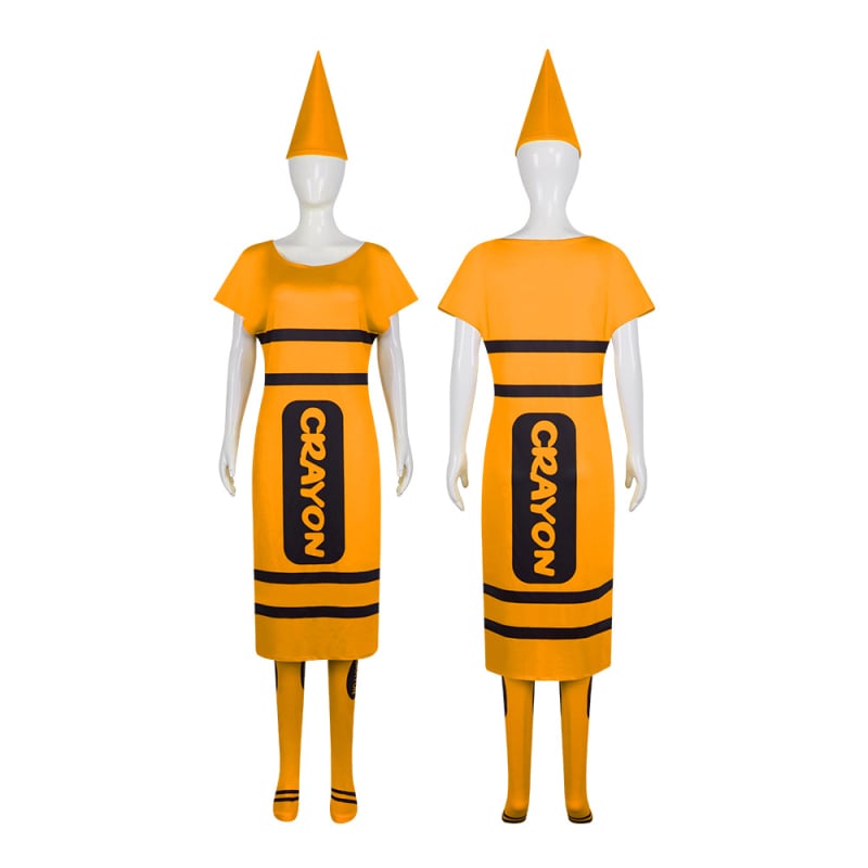 Halloween cosplay kostim za odrasle – zabavan kazališni kostim za parove, Crayon cosplay, anime-stil dvodimenzionalni kostim