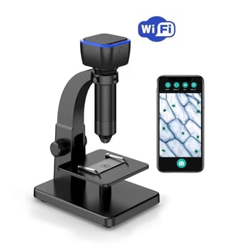 315wifi 2000× dvostruki objektiv biološki mikroskop s USB/WiFi za pametni telefon, digitalni mikroskop za grinje